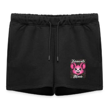 Souris de Carnaval | Femmes en costume partenaires - Short de survêtement femme premium - noir - Devant - AI Model Female 172 light (172cm)