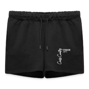 Entraîneur de cross-country courant pour les leaders d’équipe - Short de survêtement femme premium - noir - Devant - AI Model Female 172 light (172cm)