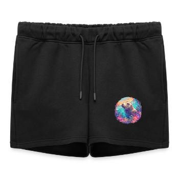 Lions de mer Lion de mer - Short de survêtement femme premium - noir - Devant - AI Model Female 172 light (172cm)