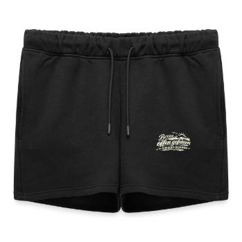 Mieux vaut conduire à dégagement que de mal fonctionner - Short de survêtement femme premium - noir - Devant - AI Model Female 172 light (172cm)