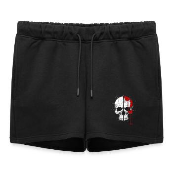 Crâne à effet cool - Short de survêtement femme premium - noir - Devant - AI Model Female 172 light (172cm)
