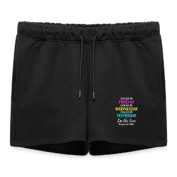 Infirmière de nuit à l’hôpital - Short de survêtement femme premium - noir - Devant - AI Model Female 172 light (172cm)