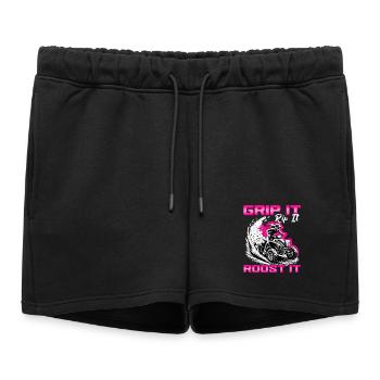 Quad ATV Femme Fille Quad Quad - Short de survêtement femme premium - noir - Devant - AI Model Female 172 light (172cm)