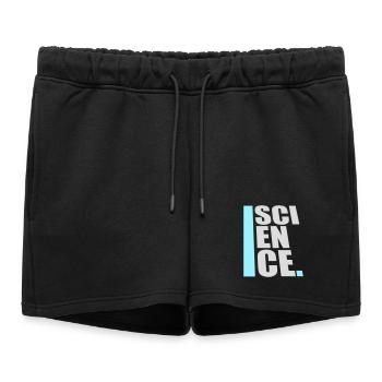 Déclaration scientifique : Déclaration sur l’éducation des nerds - Short de survêtement femme premium - noir - Devant - AI Model Female 172 light (172cm)
