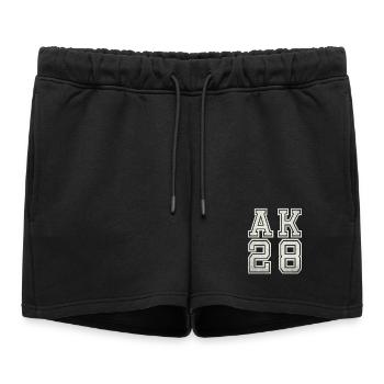 AK28 - Short de survêtement femme premium - noir - Devant - AI Model Female 172 light (172cm)