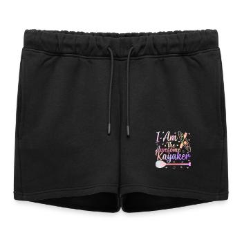 Kayak en canoë - Je suis le kayakiste génial - Short de survêtement femme premium - noir - Devant - AI Model Female 172 light (172cm)