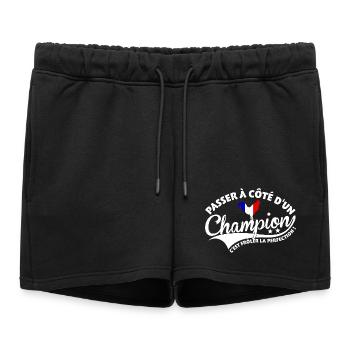 Champion Perfection - Short de survêtement femme premium - noir - Devant - AI Model Female 172 light (172cm)