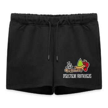 Le fruit dyslexique vole l’enregistreur de dyslexie - Short de survêtement femme premium - noir - Devant - AI Model Female 172 light (172cm)