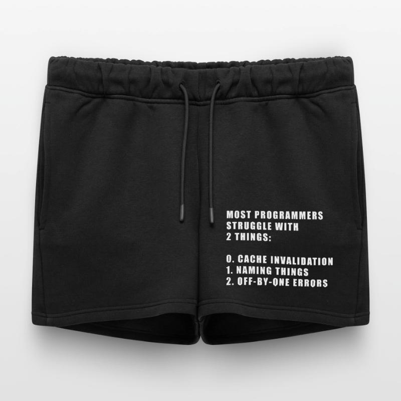 2 choses difficiles dans le programmeur informatique Short de survêtement femme premium