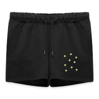 Kiwis - Short de survêtement femme premium - noir - Devant - AI Model Female 172 light (172cm)