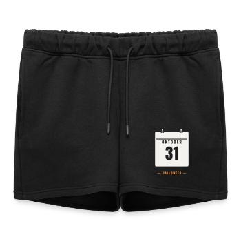 31 octobre Calendrier Date d’Halloween Horreur Effrayante - Short de survêtement femme premium - noir - Devant - AI Model Female 172 light (172cm)