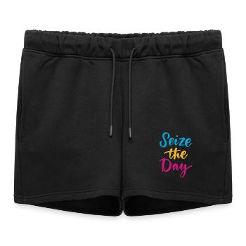 Saisissez le jour - Short de survêtement femme premium - noir - Devant - AI Model Female 172 light (172cm)