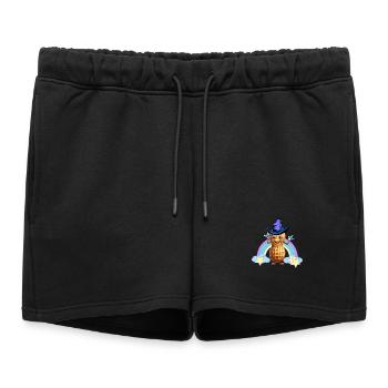 Peanut Arc-en-ciel Enfants Enfant Peanuts Baby - Short de survêtement femme premium - noir - Devant - AI Model Female 172 light (172cm)