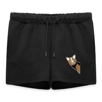 Corgi Cuckoo – Parfait pour tous les propriétaires de chiens - Short de survêtement femme premium - noir - Devant - AI Model Female 172 light (172cm)