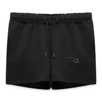 lézard - Short de survêtement femme premium - noir - Devant - AI Model Female 172 light (172cm)