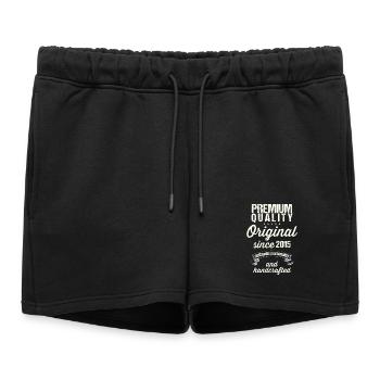 2015 Yearbook - Women’s Premium Organic Sweatshorts - black - Front - AI Model Female 172 light (172cm)