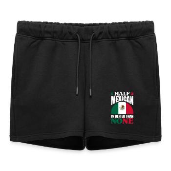 Fierté du Mexique & Maison Drapeau du Mexique - Short de survêtement femme premium - noir - Devant - AI Model Female 172 light (172cm)