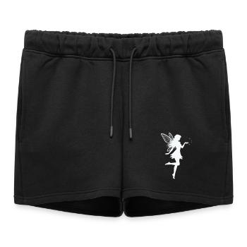 Elfe Fée - Short de survêtement femme premium - noir - Devant - AI Model Female 172 light (172cm)