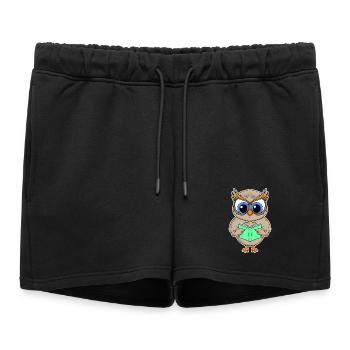 Lecture de livres Livres Cadeau de lecteur - Short de survêtement femme premium - noir - Devant - AI Model Female 172 light (172cm)