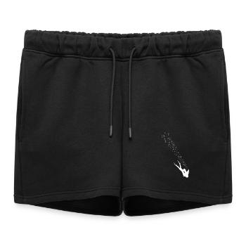 Bulles de Plongeuse - Short de survêtement femme premium - noir - Devant - AI Model Female 172 light (172cm)