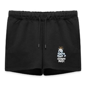 Avant de demander Berger Blanc Berger Berger - Short de survêtement femme premium - noir - Devant - AI Model Female 172 light (172cm)