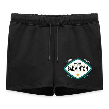 Badminton Badminton Sports - Short de survêtement femme premium - noir - Devant - AI Model Female 172 light (172cm)