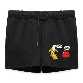 Funny Maestra School Spanish Teacher - Women’s Premium Organic Sweatshorts - black - Front - AI Model Female 172 light (172cm)