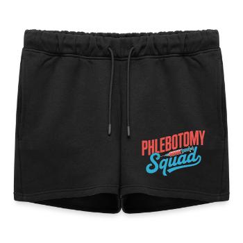 Escouade de Phlébotomie - Short de survêtement femme premium - noir - Devant - AI Model Female 172 light (172cm)