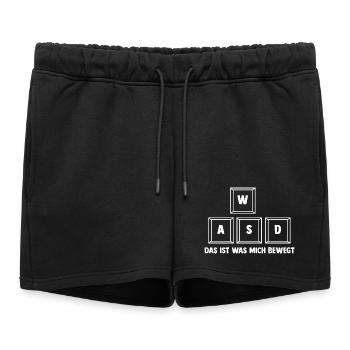 Jeu vidéo Gamer Gaming - Short de survêtement femme premium - noir - Devant - AI Model Female 172 light (172cm)