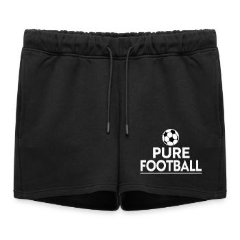 Football pur - Short de survêtement femme premium - noir - Devant - AI Model Female 172 light (172cm)
