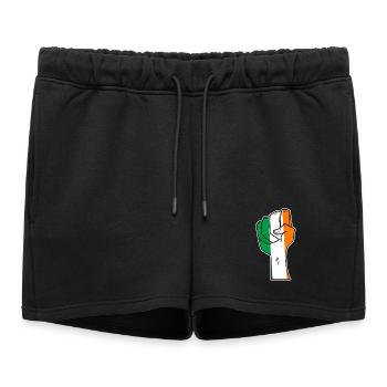 Irlande - Short de survêtement femme premium - noir - Devant - AI Model Female 172 light (172cm)
