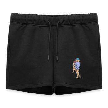 Meerkat Baseball Gant de baseball - Short de survêtement femme premium - noir - Devant - AI Model Female 172 light (172cm)