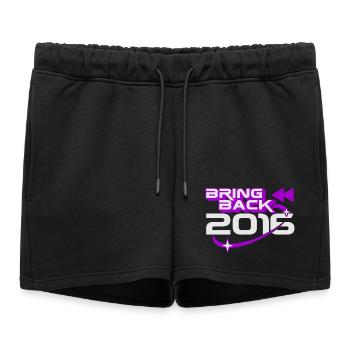 Ravissez la nostalgie rétro d’Internet de 2016 - Short de survêtement femme premium - noir - Devant - AI Model Female 172 light (172cm)