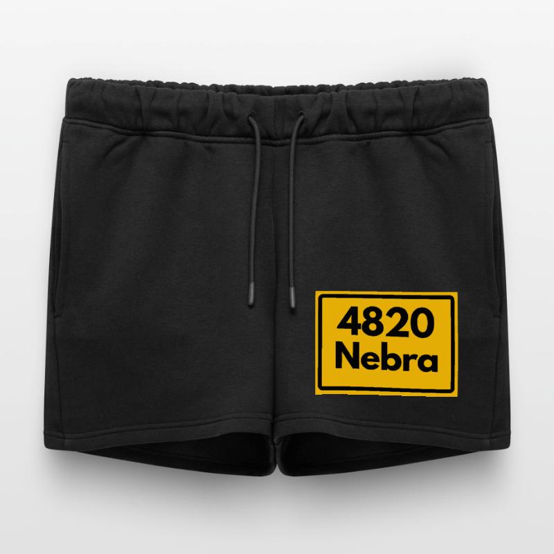 OLD POSTCODE POSTCODE 4820 NEBRA HEIMATSTOLZ Women’s Premium Organic Sweatshorts