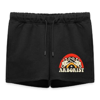 Ébéniste Ébéniste Cadeau Menuisier - Short de survêtement femme premium - noir - Devant - AI Model Female 172 light (172cm)