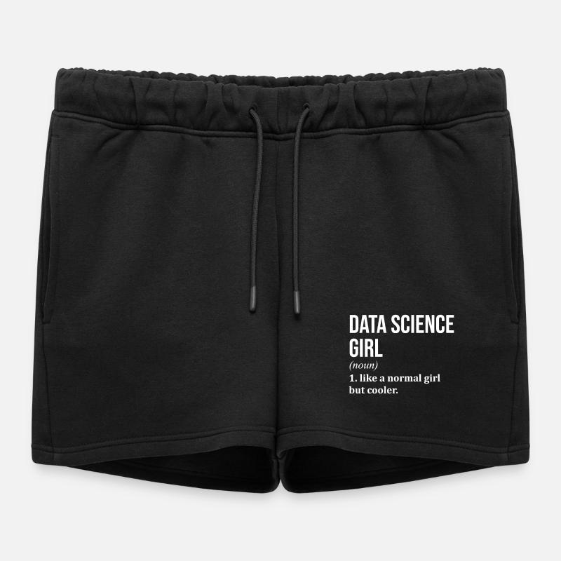 Data Science - Women’s Premium Organic Sweatshorts - black