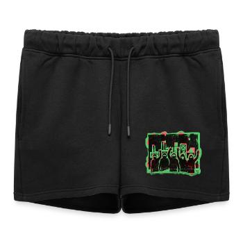 Tolérance à l’égalité des démos - Short de survêtement femme premium - noir - Devant - AI Model Female 172 light (172cm)