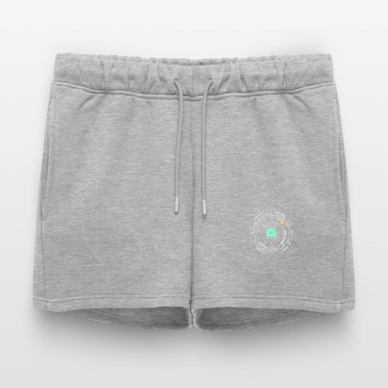 nerd CPU core computer code pc platine geek Hacker Frauen Premium Organic Sweatshorts