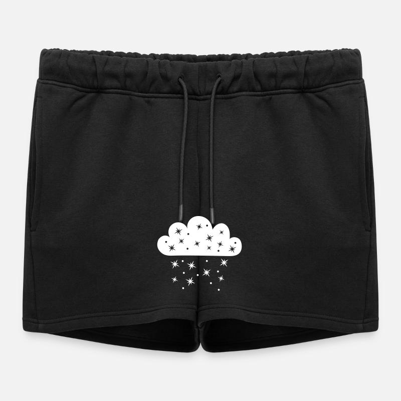Cloud Starfall - Women’s Premium Organic Sweatshorts - black