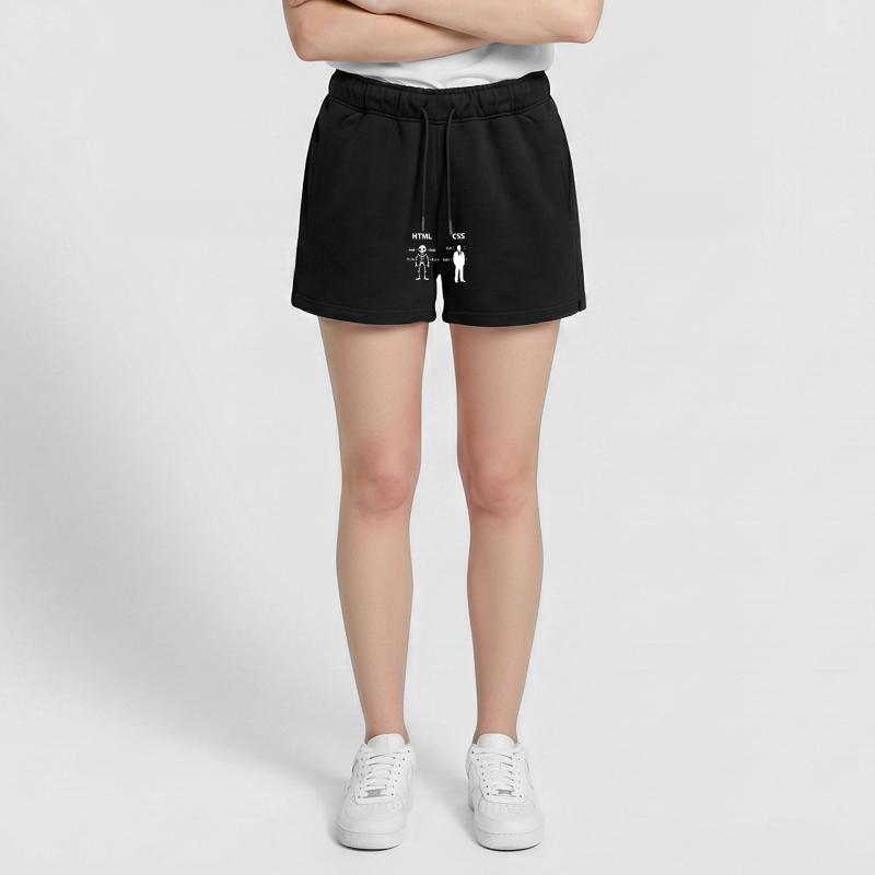 Code Css C++ Php Java Developer Code Skripting Frauen Premium Organic Sweatshorts