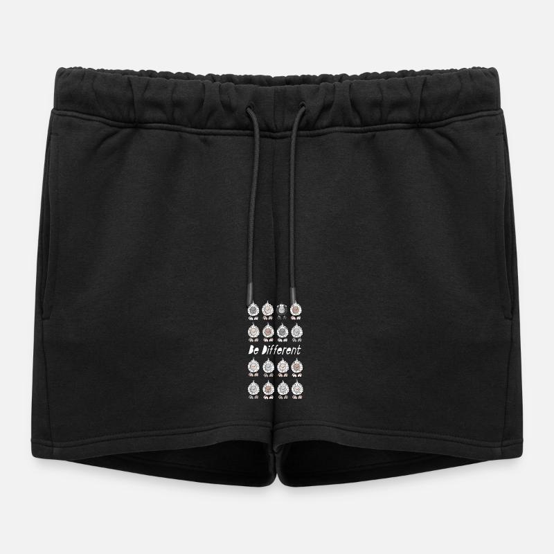 Be Different Sheep - Women’s Premium Organic Sweatshorts - black