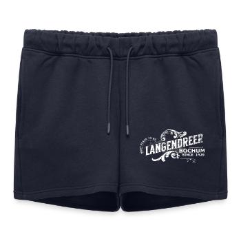 Bochum Langendreer millésime - Short de survêtement femme premium - bleu marine - Devant - AI Model Female 172 light (172cm)