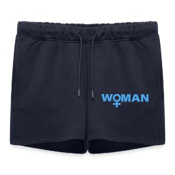 Femme - Short de survêtement femme premium - bleu marine - Devant - AI Model Female 172 light (172cm)