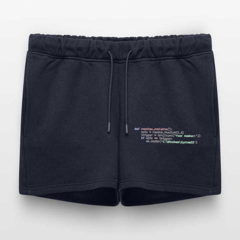 Python Russian Roulette Women’s Premium Organic Sweatshorts