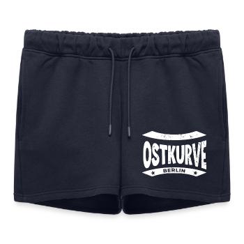 Ostkurve, Mug, Sac, Chaussettes du Stade de Berlin - Short de survêtement femme premium - bleu marine - Devant - AI Model Female 172 light (172cm)