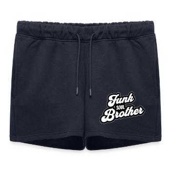 Funk Soul Brother Rétro - Short de survêtement femme premium - bleu marine - Devant - AI Model Female 172 light (172cm)