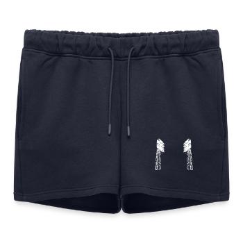 Projecteurs - Short de survêtement femme premium - bleu marine - Devant - AI Model Female 172 light (172cm)