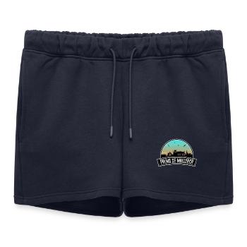Palma De Mallorca Espagne Skyline Souvenir Espagnol - Short de survêtement femme premium - bleu marine - Devant - AI Model Female 172 light (172cm)