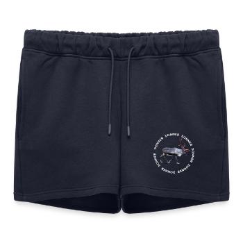 DONNER - Short de survêtement femme premium - bleu marine - Devant - AI Model Female 172 light (172cm)