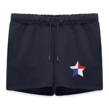 Drapeau en forme d’étoile du Panama - Short de survêtement femme premium - bleu marine - Devant - AI Model Female 172 light (172cm)